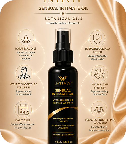INTIVIV™ Sensual Intimate Oil | Luxury Intimate Wellness Massage Oil