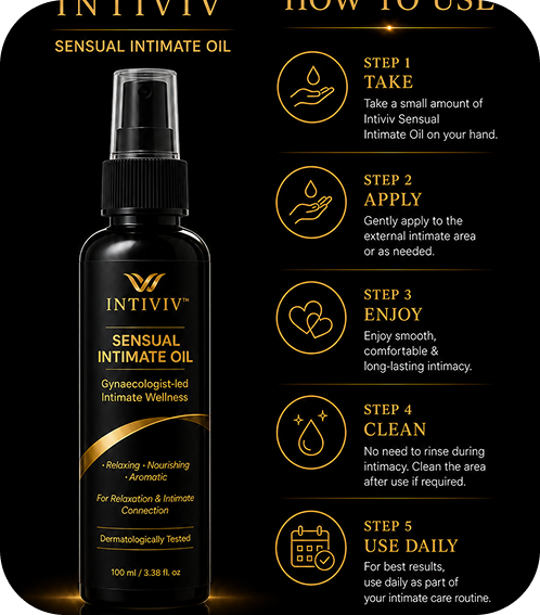 INTIVIV™ Sensual Intimate Oil | Luxury Intimate Wellness Massage Oil